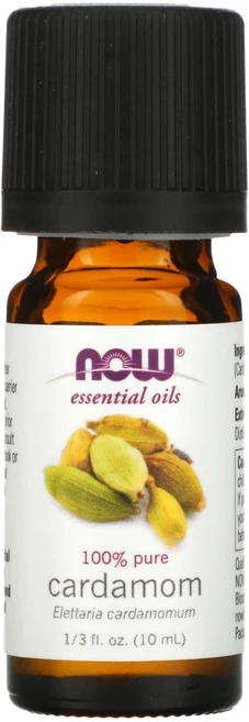 NOW Foods 에센셜 오일 100% 순수 카다멈 1/3 fl oz (10 ml), NOWFoods에센셜오일100순수카다멈13floz10m, 1개, 10ml - 쿠팡