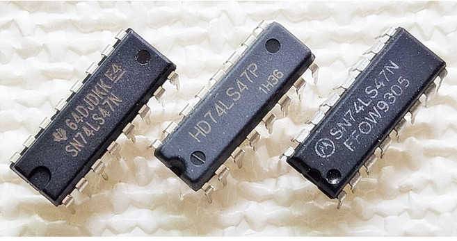 SN7447 BCD-TO-SEVEN-SEGMENT DECODERS/DRIVERS 재고