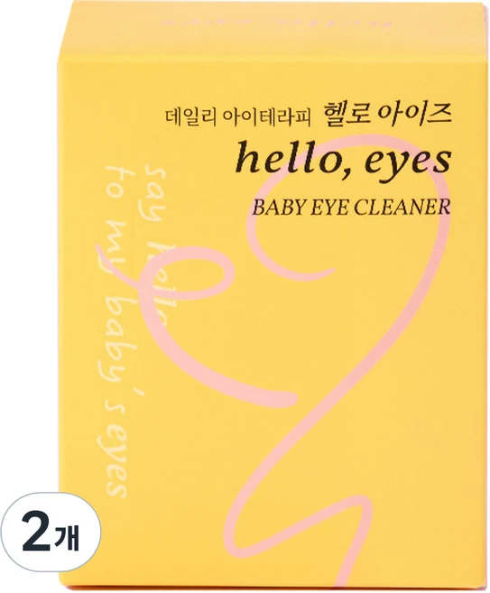 헬로아이즈 베이비 아이 클리너, 30매입, 2개 - 쿠팡