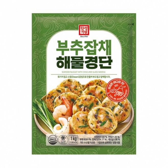 한성기업 부추잡채해물경단 1000g, 1개, 1kg