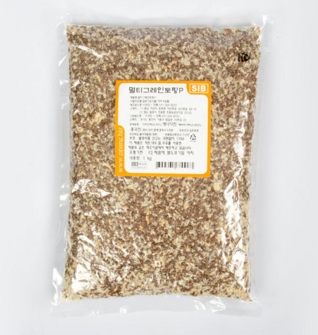 선인 멀티 그레인 토핑P 1kg / 건강빵 곡물프리믹스(귀리 아마씨 해바라기씨 참깨 현미)
