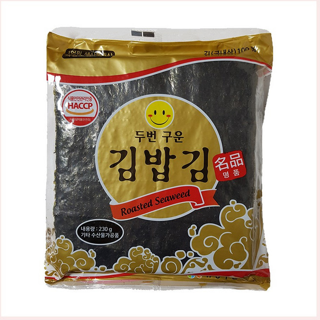 프레시미 유창 두번구운 김밥김(명품) 230g 100매 30봉, 30개