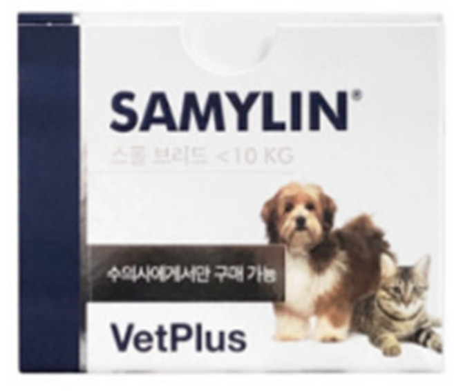 벳플러스 강아지 새밀린 세밀린 고양이 독 캣 간 영양제 30포 분말형 2개, 간+장건강