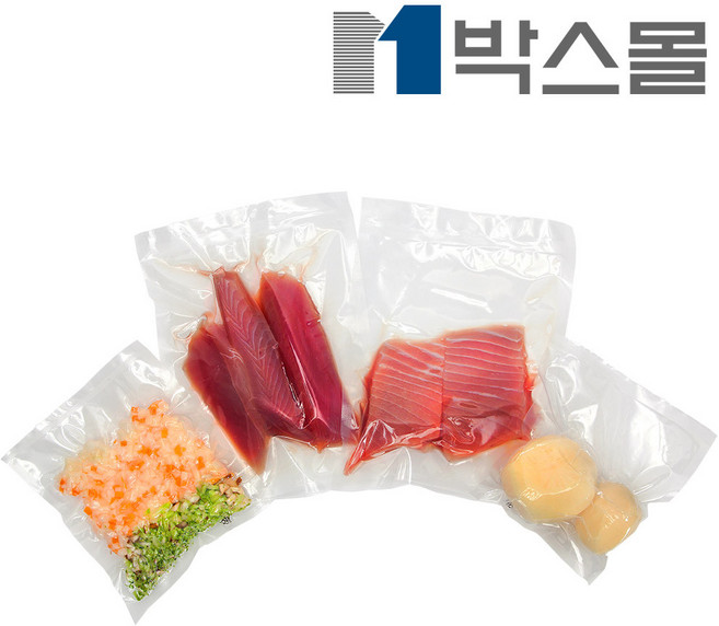 박스몰 식품포장용 나일론 진공봉투포장, 1개, 진공봉투(0.07mm) 20x30 / 100장