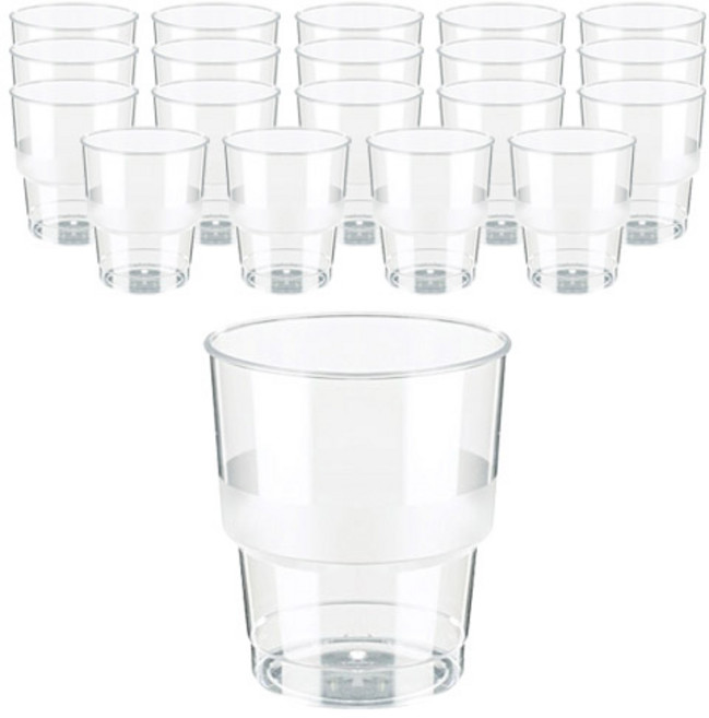 쓱싹 심플 플라스틱 일회용 컵 220ml, 20개입, 1개