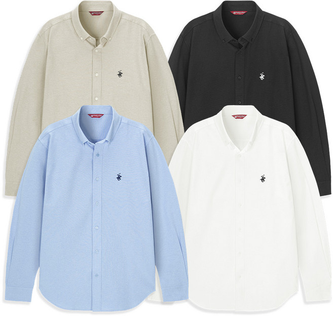 비버리힐즈폴로클럽 시즌프리 프리미엄 옥스포드 긴팔 셔츠 4컬러 EPH3S01