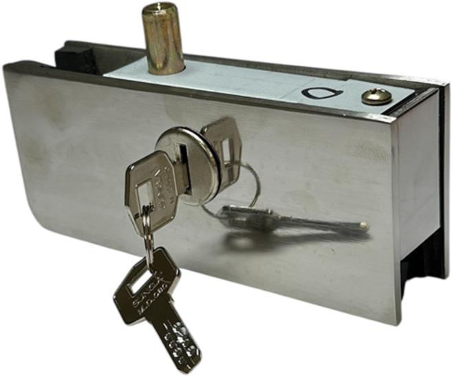 일반키 가네모 힌지 유리문 강화도어 4색 / 키포함 칼도스KALDOS, 스텐유광, 10mm, 좌, 1개