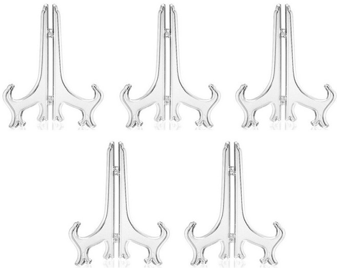올굿리빙 앤티크 액자&접시 받침대, 5개, 투명