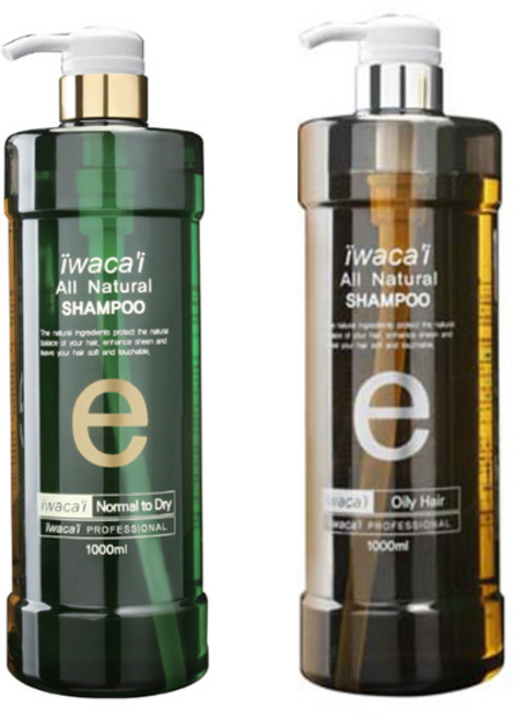 이와사이 올 내츄럴 샴푸1000ml (지성/노멀) 탈모 무실리콘샴푸 천연샴푸, 노멀(약산성샴푸), 1개, 1L