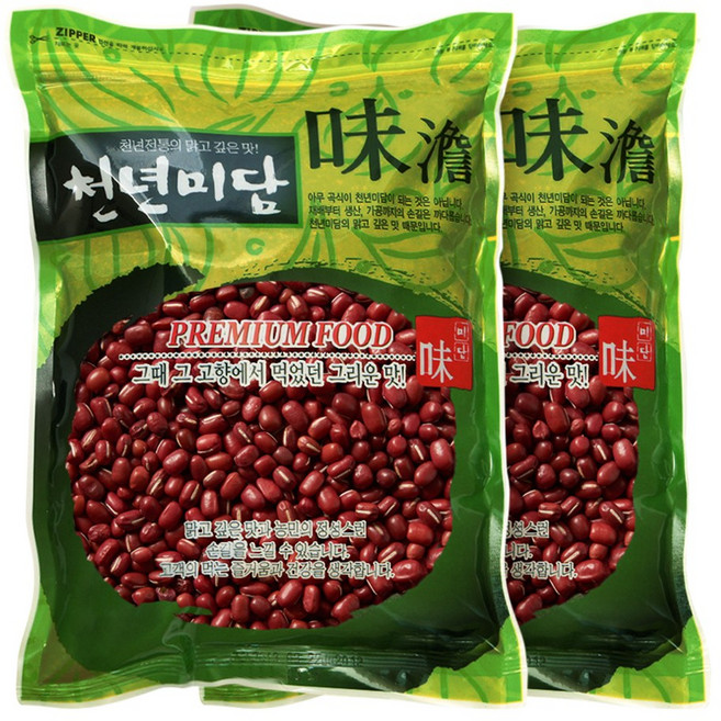 현대농산 수입 중국 적두 팥, 2개