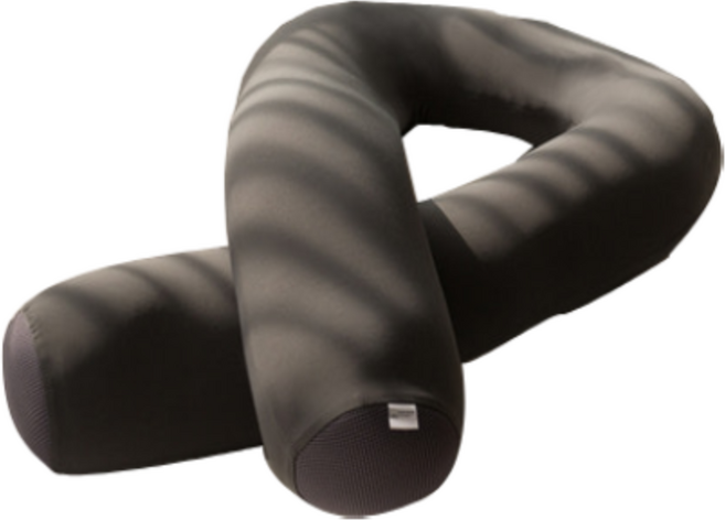 바나나리빙 마약 U자 모찌 바디필로우 커버 포함, 뚱뚱, 추가 없음, U자형 그레이