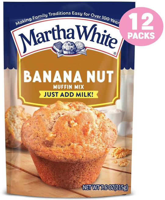 마사화이트 바나나 넛 머핀 믹스, 12개, 215g