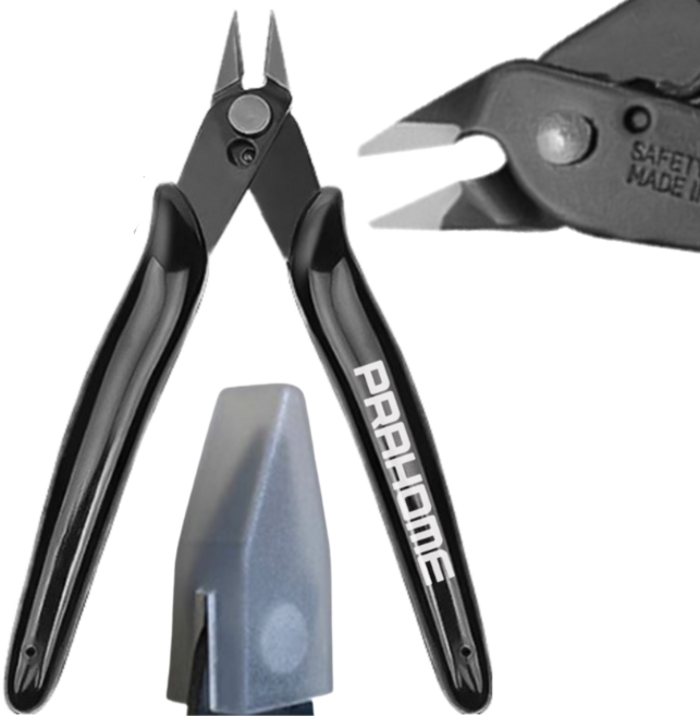 프라홈 프라모델 조립용 정밀 블랙 니퍼, 1개, 1개