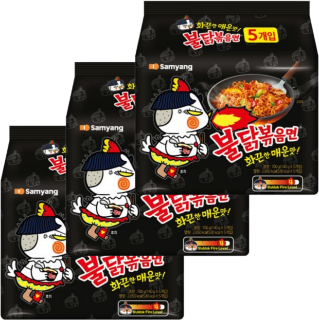 삼양 불닭볶음면 140g 15개