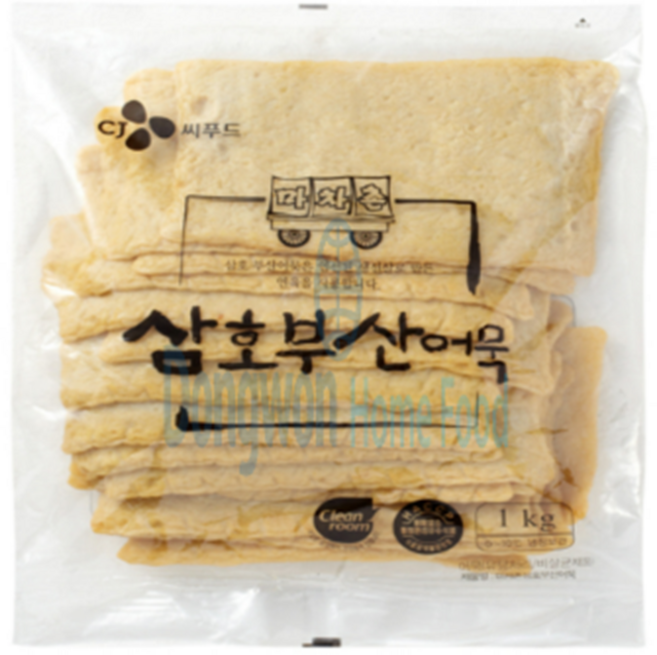 CJ씨푸드 마차촌 삼호부산어묵 사각 실속, 1kg, 2개