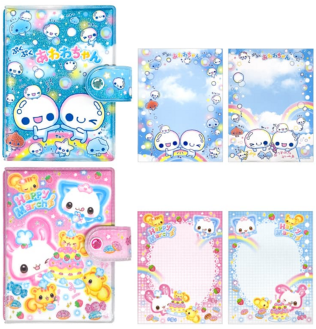 헤이세이 팬시 씰 바인더 푸쿠푸쿠 아와와짱