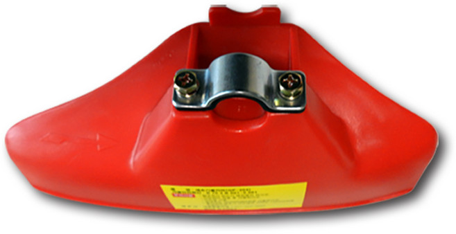 예초기커버 안전카바 보호덮개 24mm (빨강) 2도날사용가능, 1개