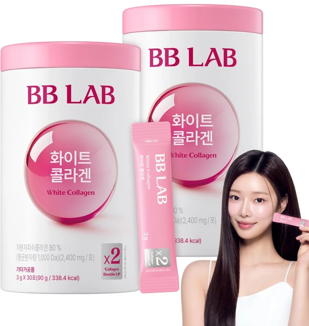 [본사정품] 뉴트리원 비비랩 화이트 콜라겐 pdrn 프리미엄 고함량 콜라겐, 2개, 30회분 - 쿠팡