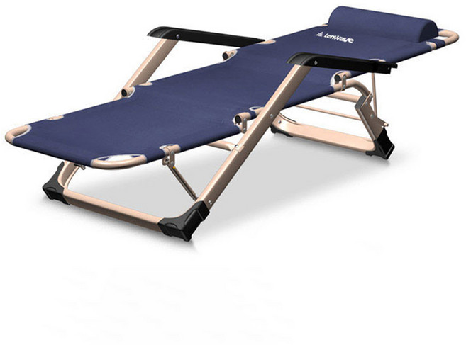 필굿 접이식 침대의자 휴게실 사무실 간편한 사용 낮잠 야간근무, 그레이