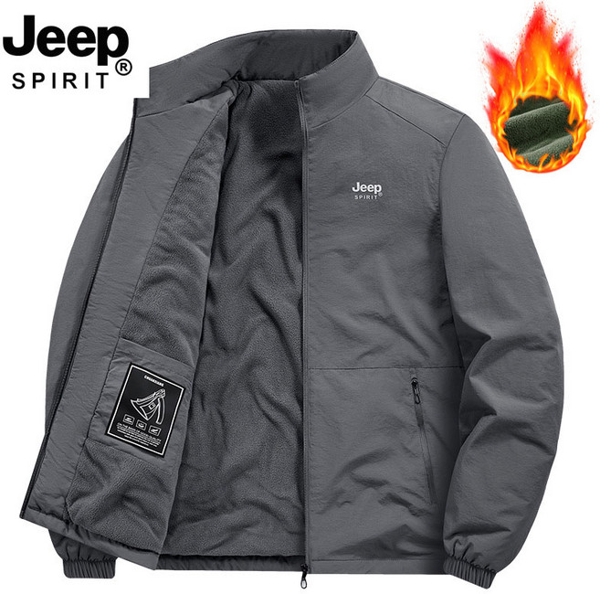 지프스피릿 남성 캐주얼 자켓 기모안감 자켓 아웃도어 자켓 바람막이 JP2589