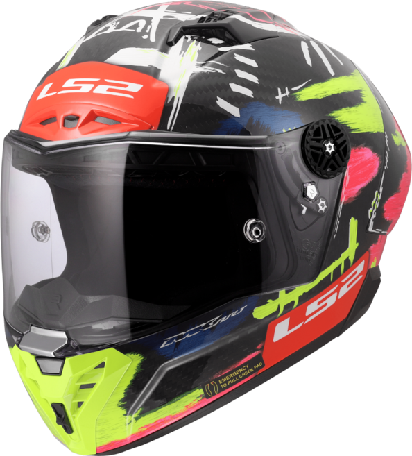 LS2 X 충이로그 FF805 THUNDER CABON, MATT CARBON