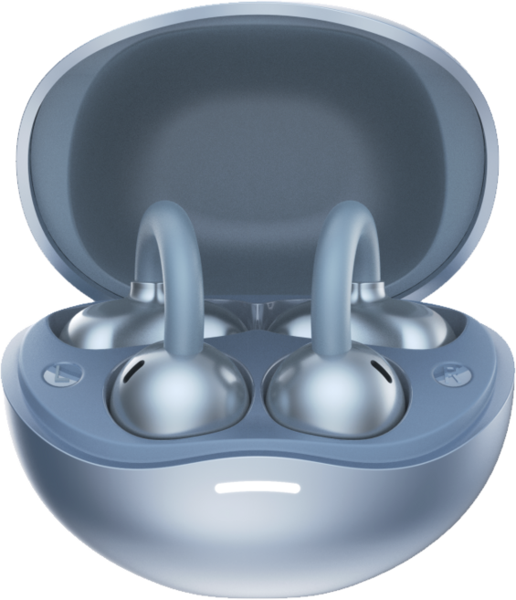 블루투스 이어폰 AI 실시간 번역 기능 탑재 무선 이어폰 다국어 지원, 블루색, TUTE