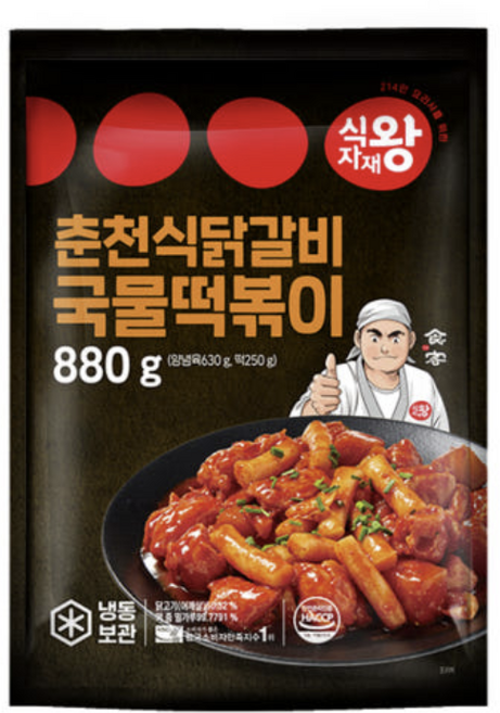 식자재왕 춘천식 닭갈비 국물떡볶이, 28개, 880g
