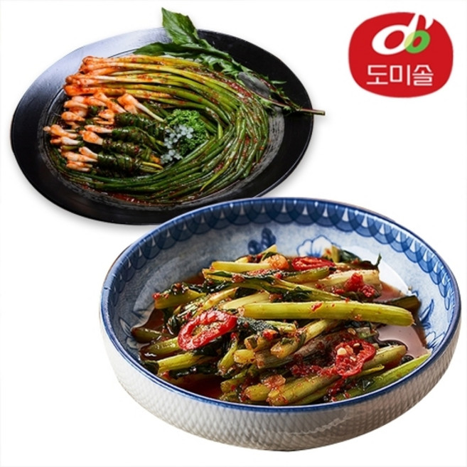 [도미솔] 박미희 열무김치 3kg+파김치 1kg, 1세트, 4kg