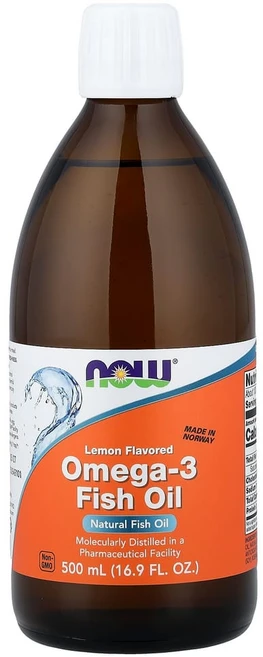 나우푸드 오메가 3 피쉬 오일 레몬, 500ml, 1개 - 쿠팡