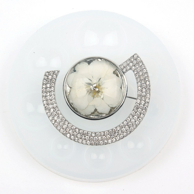 프레스코21 레진 공예 실리콘 몰드 반구9종모음, 1개