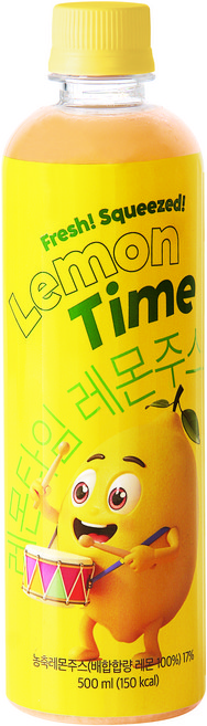 [레몬타임] 스페인산 착즙 레몬주스, 1개, 500ml