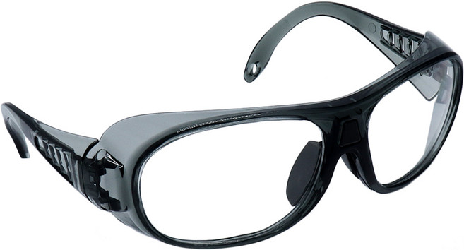 오토스 플라스틱 프레임 안전 안경 투명 B-621A, 무색, 1개