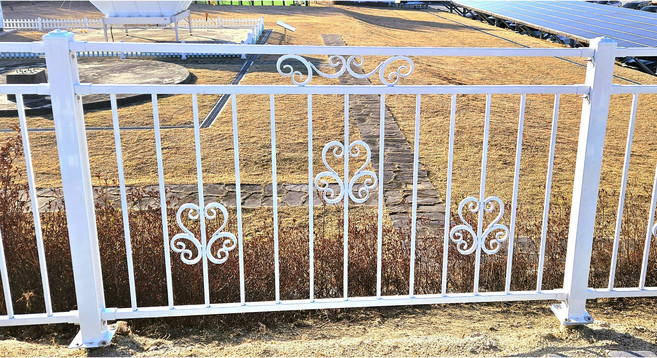 휀스 디자인휀스 울타리 단조휀스 난간 전원주택 아트 펜스DH02, 화이트