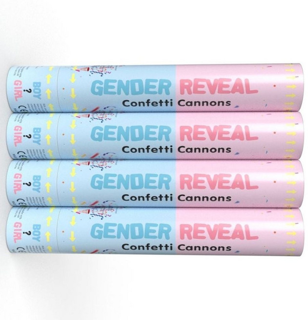 젠더리빌 폭죽 성별공개 임밍아웃 컨페티 파티 공기압, 핑크폭죽-여자