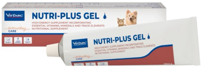 Virbac Nutri-Plus Gel 克補營養軟膏 高能量補充劑, 120.5g, 1個, 免疫支持