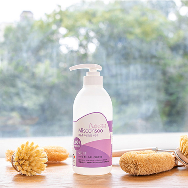 미순수 미네랄 이온수로 만든 주방도구 세정수 행주 도마관리 세제, 500ml, 1개, 500ml