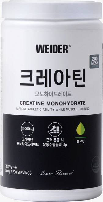 WEIDER 웨이더 크레아틴 모노하이드레이트 800g, 1개