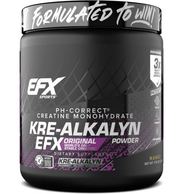 EFX Sports Kre-Alkalyn EFX Powder | pH Correct Creatine Monohydrate Powder Supplement | Strength, Blue Frost, 110 Servings, 1개 - 쿠팡