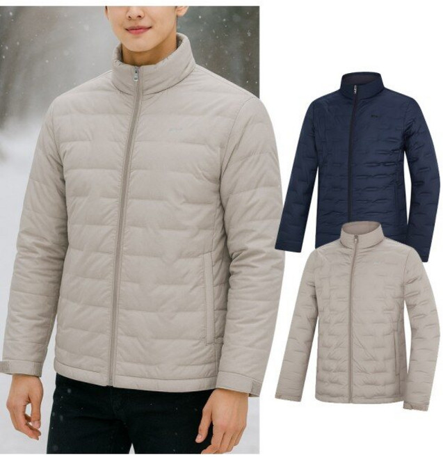 비티알 비티알 남성 겨울 튜브 덕다운 골프 경량 패딩 자켓 BSC661UJ1M