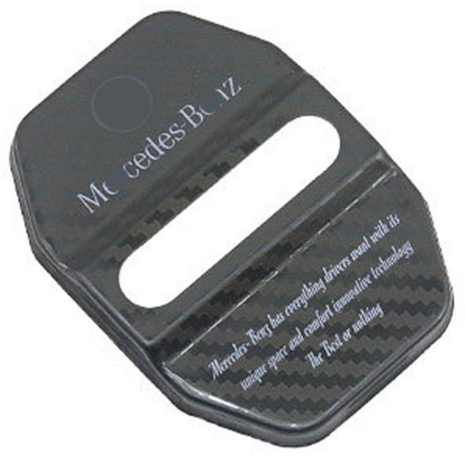 [주주파츠몰] 벤츠 도어스트라이커 커버 인테리어 차 몰딩 C S GLA GLE CLA 클래스 호환 용품, 카본 도어스트라이커