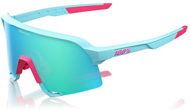 100% S3 스포츠 퍼포먼스 사이클링 선글라스 - 교체 가능한 렌즈가 장착된 통풍 야구 로드 바이크 트라이애슬론 레이싱