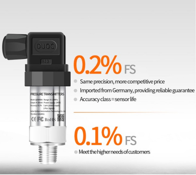 압력 변환기 0-16Bar/0-10Bar/25Bar/40Bar/100bar/400bar/600Bar 수성 가스 트랜스미터 센서 4-20ma G1/4, 06 Output 0-5V, 01 빠른  Mainland, 16 0-1Mpa