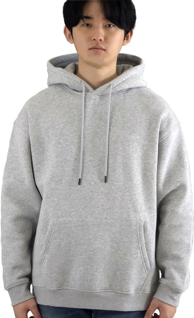 센서코어 무지 오버핏 기모 후드티 345g 남녀공용 겨울 헤비후드티 SENSORCORE