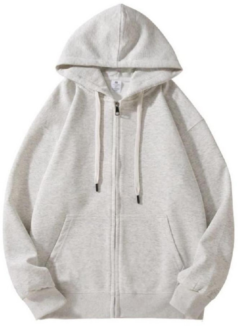 남녀공용 라인업 데일리 무지 특양면 스탠다드핏 빅사이즈 후드집업 TS866