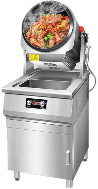 롤링팟 무한웍질 업소용자동볶음기계 RR 회전롤팬 통돌이 자동볶음기 220V 오토웍 자동 3500W, 캐비닛 36 스마트 타이머 싱크, 기본 모델명/품번