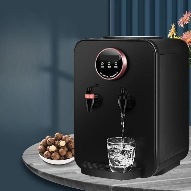 사무실 정수기 탁상용 초소형 가정용 생수병 자동 미니 냉온수기 A