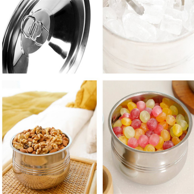 완자스토어 스텐 항아리 용기 식당반찬통, 소