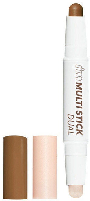 i'm meme 我愛小臉打亮棒 MULTI STICK DUAL, 001 Contouring, 3.3g, 1支