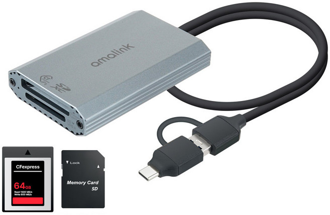 UHS-II 초고속 10G 멀티 TYpe B CF SD 카드리더기 USB3.2 Gen2 C타입 메모리 리더기 키논 캐논 DSLR 디카