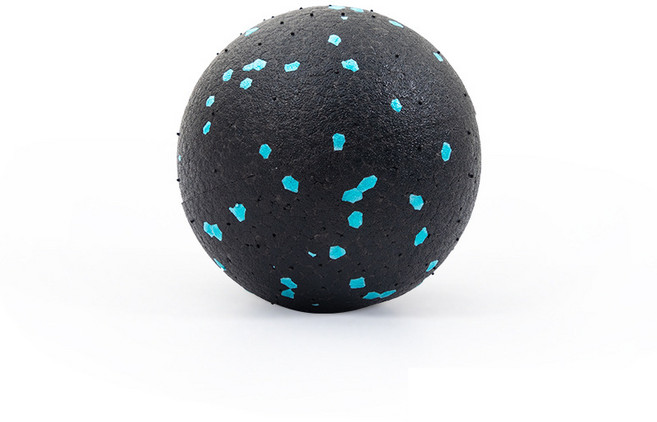 8cm 땅콩 공 바디 마사지 근막 공 고밀도 근육 이완 라크로스 피트니스 요가 근막 공 통증 완화, 블루 1, 1개